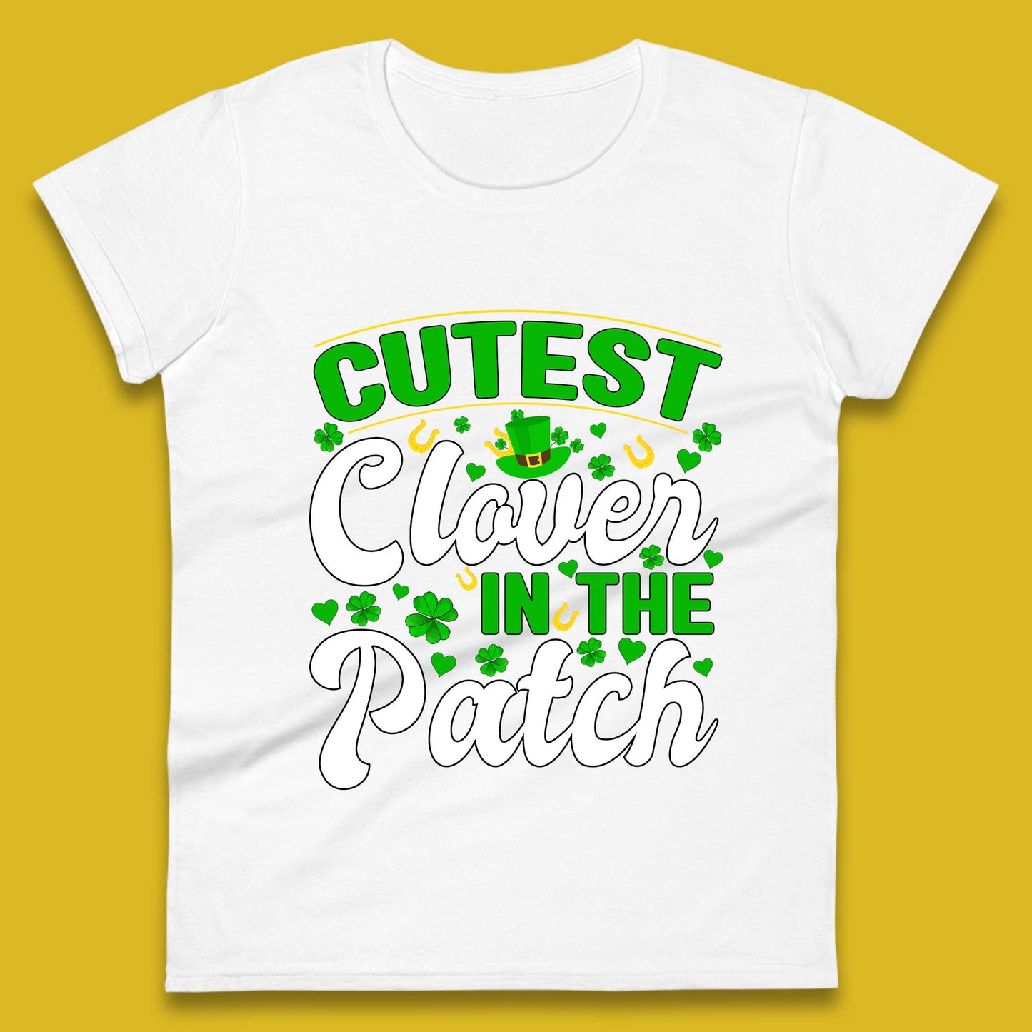 Cutest Clover In The Patch Womens T-Shirt