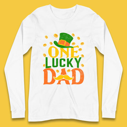 One Lucky Dad Patrick's Day Long Sleeve T-Shirt