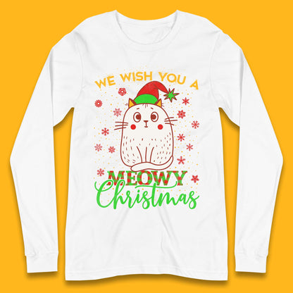 Meowy Christmas Long Sleeve T-Shirt