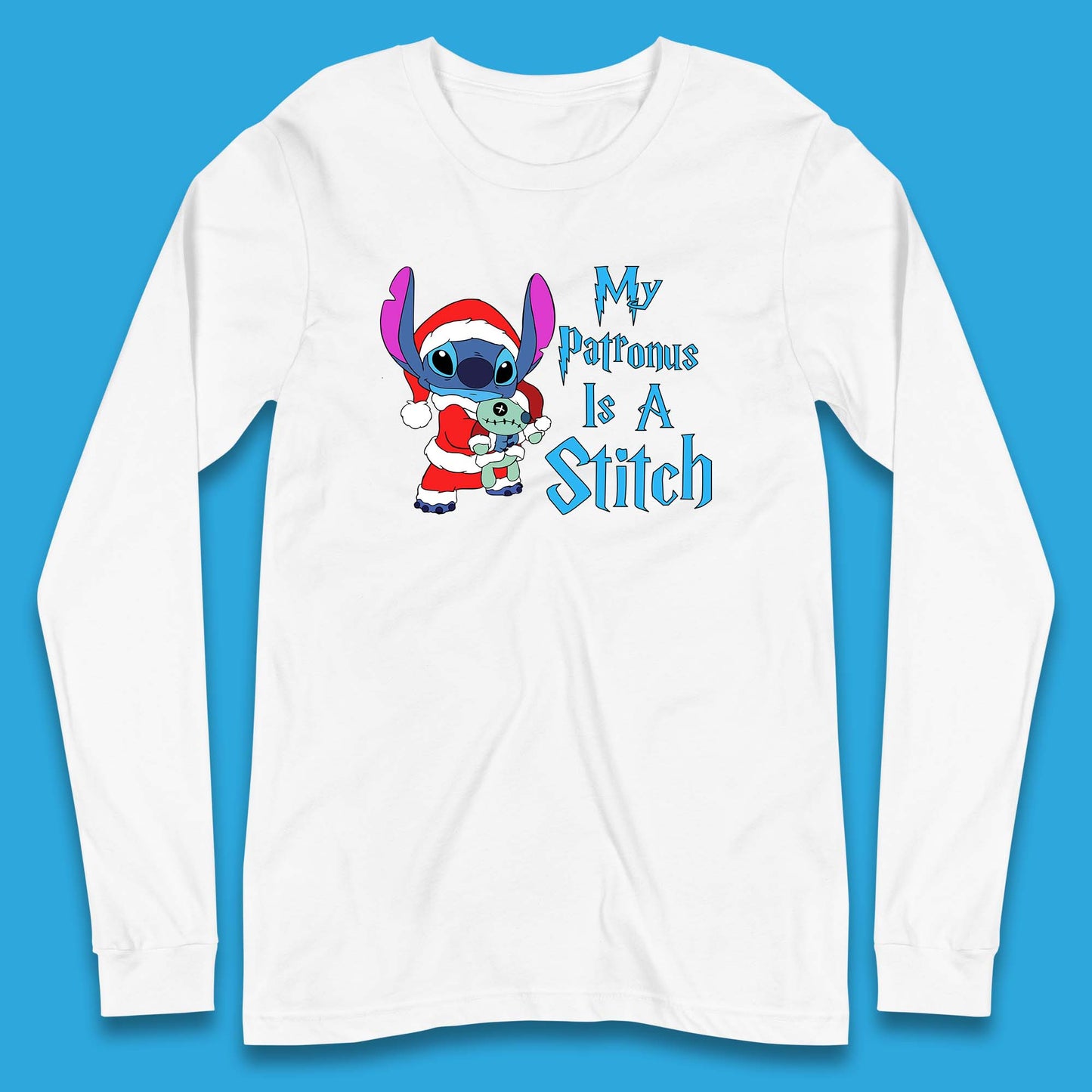 christmas stitch long sleeve shirt