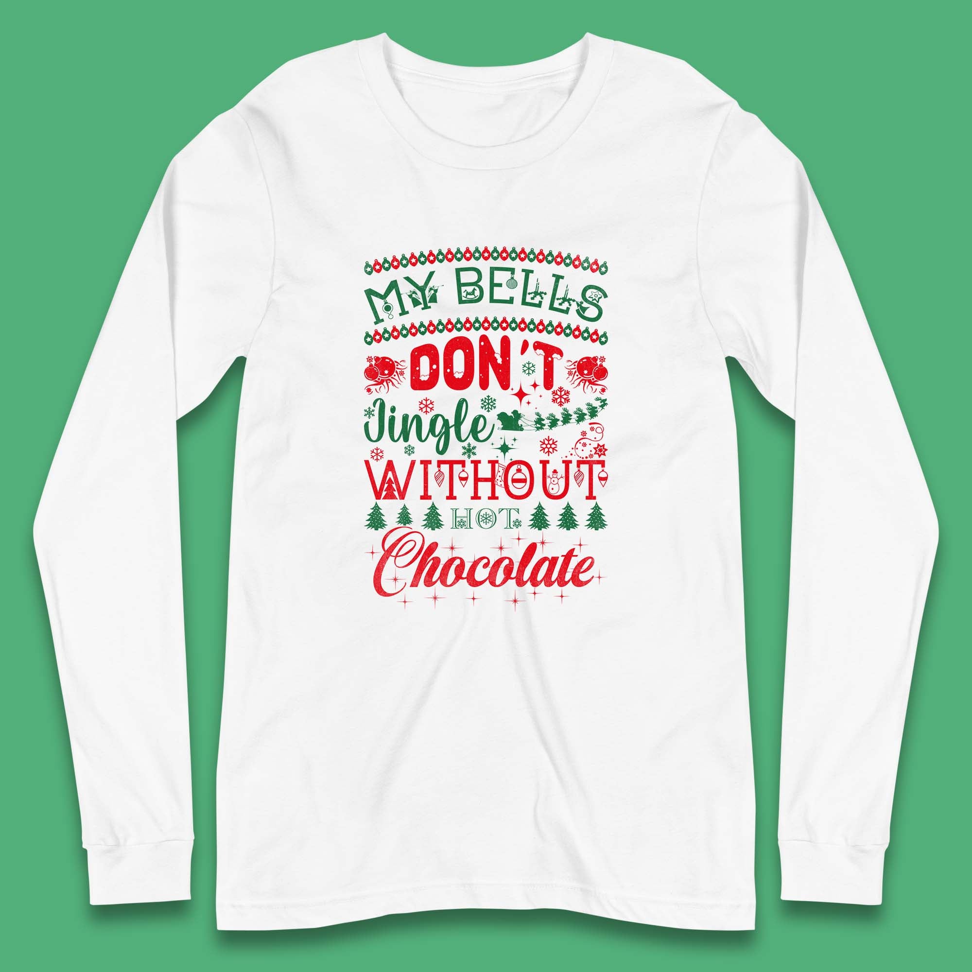 Long sleeve hotsell christmas t shirt