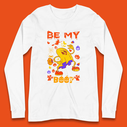 Bee My Boo Happy Halloween Boo Ghost Matching Costume Horror Scary Long Sleeve T Shirt