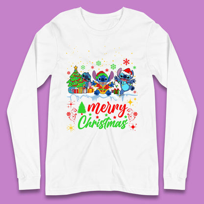 Stitch Squad Christmas Long Sleeve T-Shirt