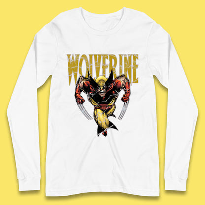 Wolverine Comic book character Marvel Comics Vintage Marvel Wolverine Long Sleeve T Shirt