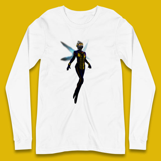 Marvel The Wasp Ant-Man Hank Pym Ghost Hope Pym Superhero Fictional Avengers Movie Character  Long Sleeve T Shirt