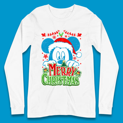 mickey mouse christmas long sleeve t shirt