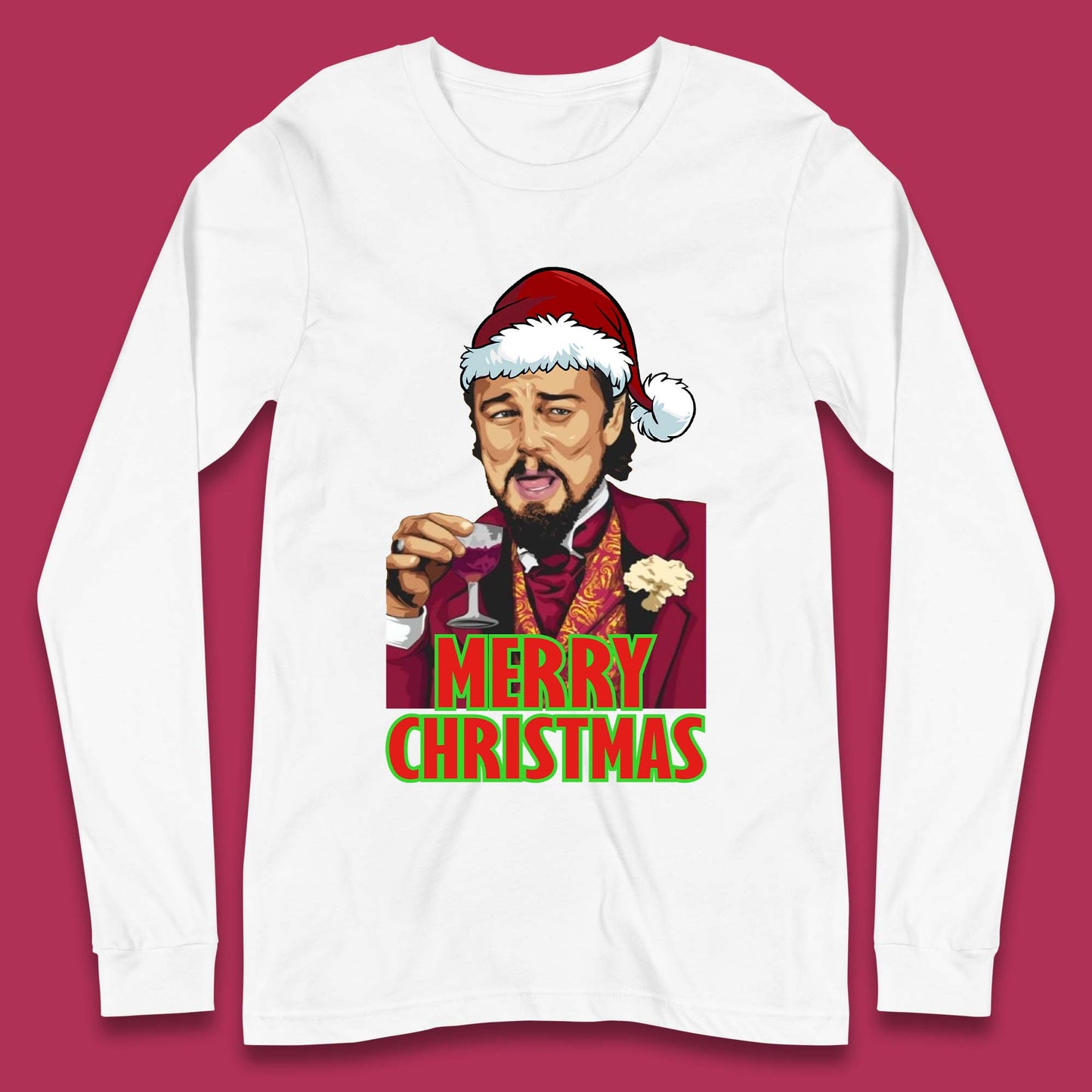 Leonardo DiCaprio Christmas Long Sleeve T-Shirt