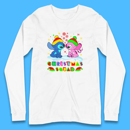 stitch and angel christmas t shirt