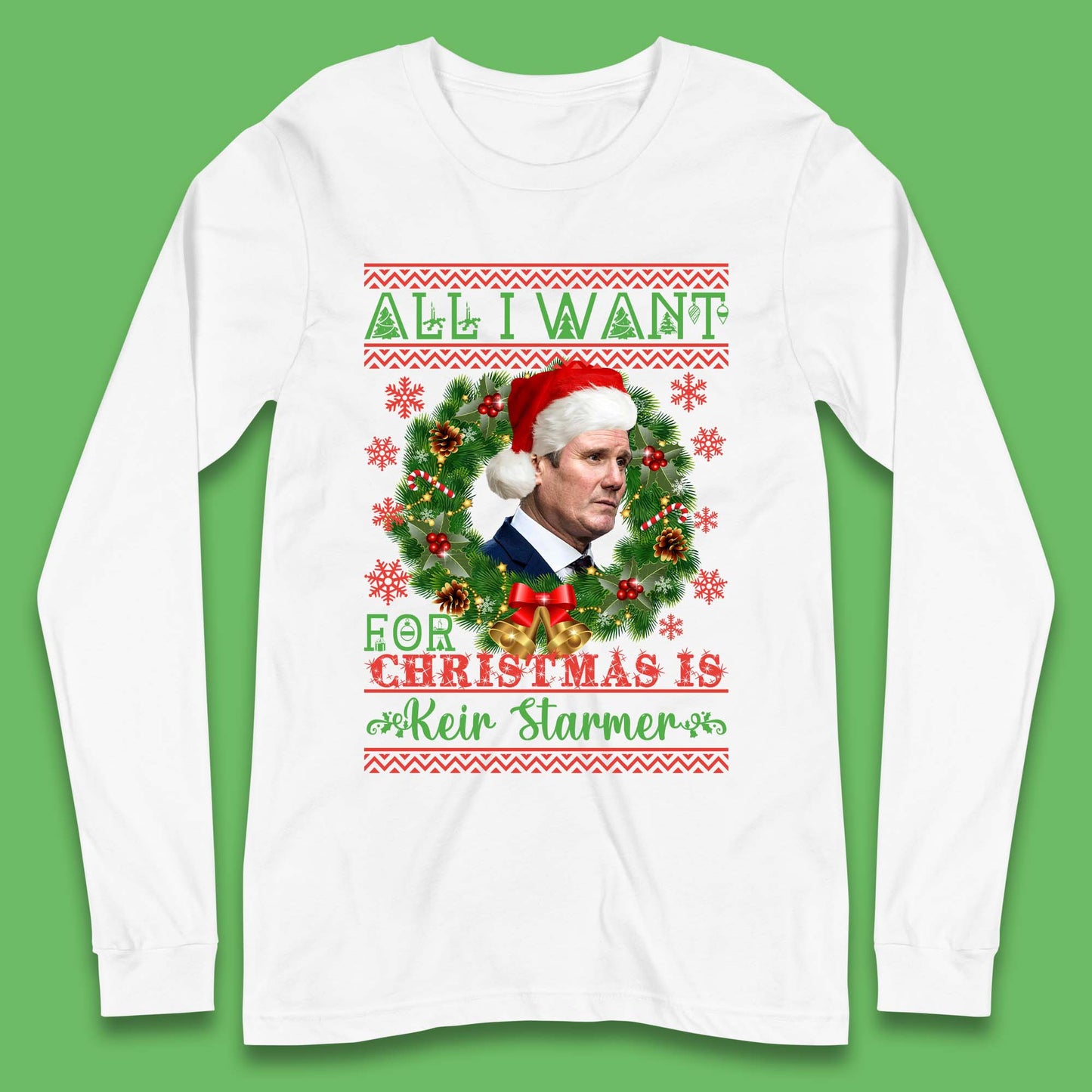 keir starmer christmas long sleeve t shirt