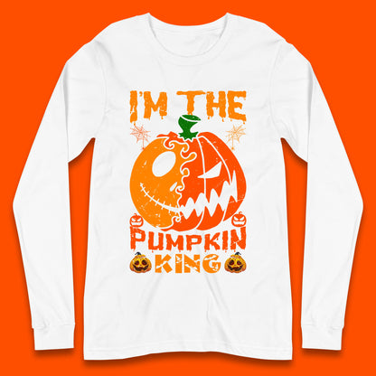 jack skellington pumpkin long sleeve t shirt