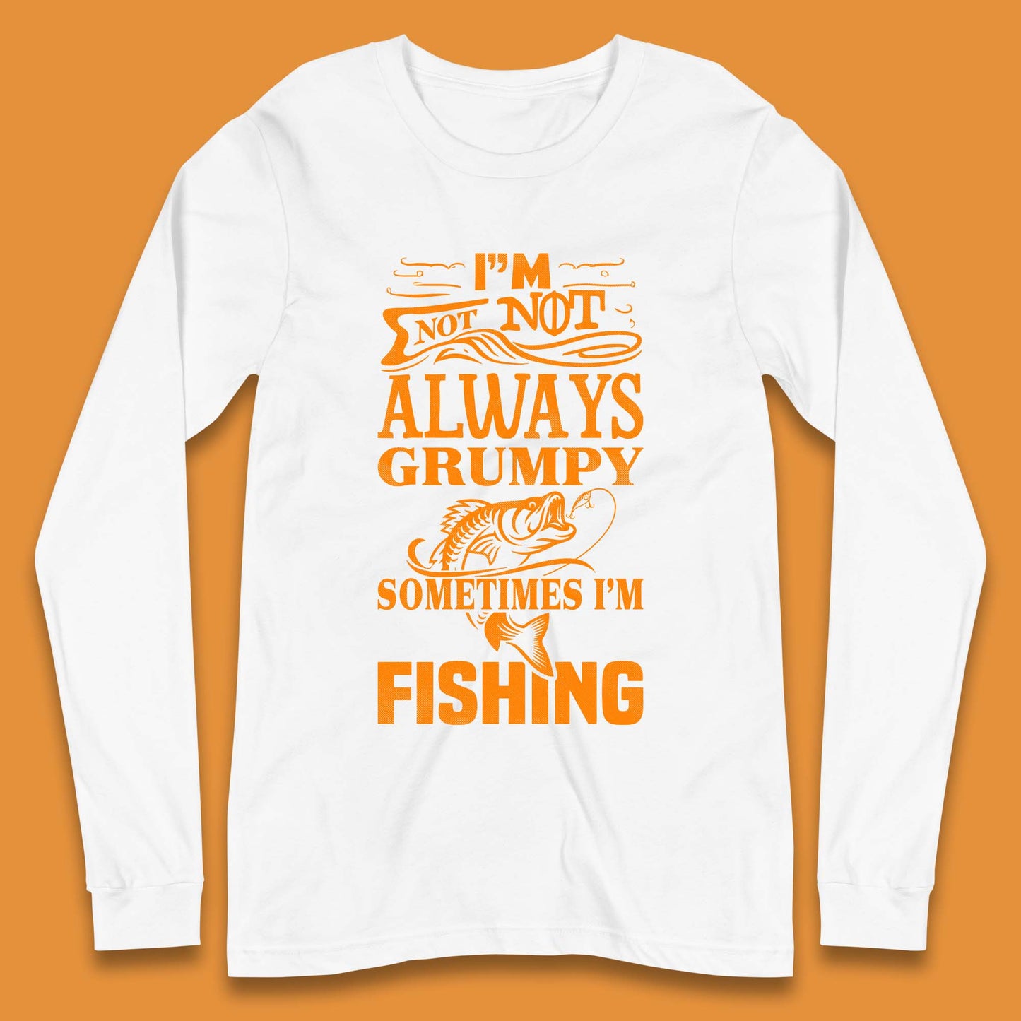 Grumpy Fisherman Long Sleeve T-Shirt