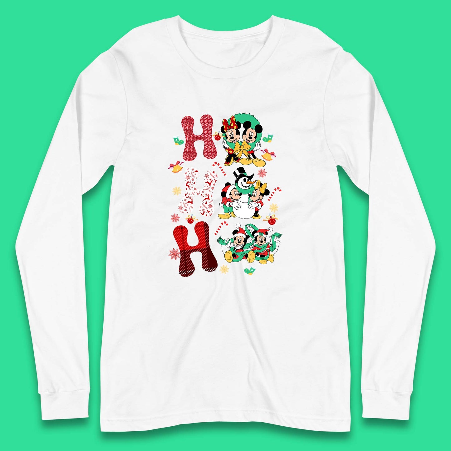 mickey and minnie mouse long sleeve t shirt