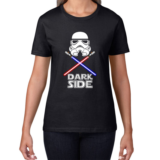 Stormtrooper Dark Side Star Wars Galactic Empire Space Marines Empire Strikes Back Disney Star Wars Day 46th Anniversary Womens Tee Top