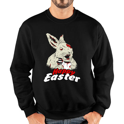 Happy Easter Day Easter Bunny Cute Easter Rabbit Easter Day Hoppy Easter Bunnies Unisex Sweatshirt