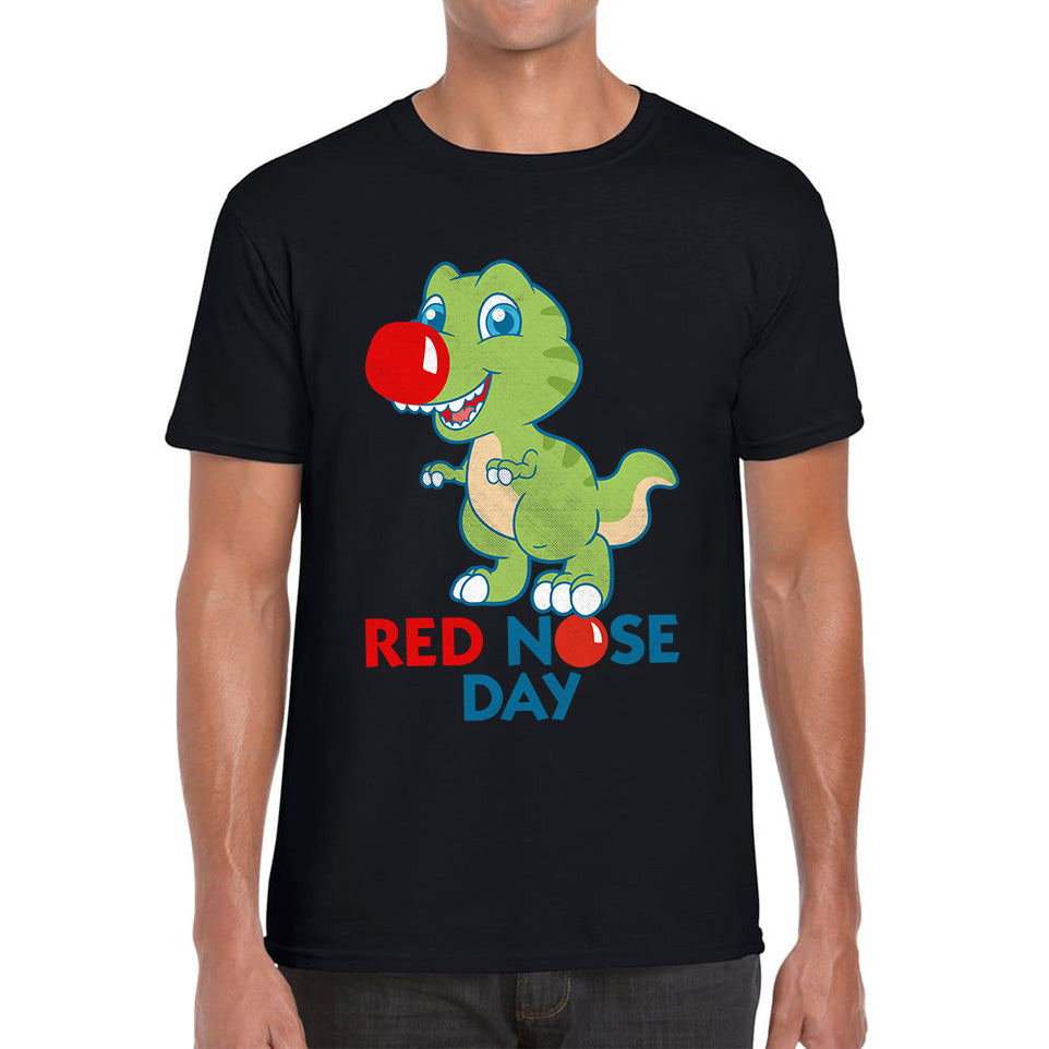 Dinosaur Red Nose Day T Shirt