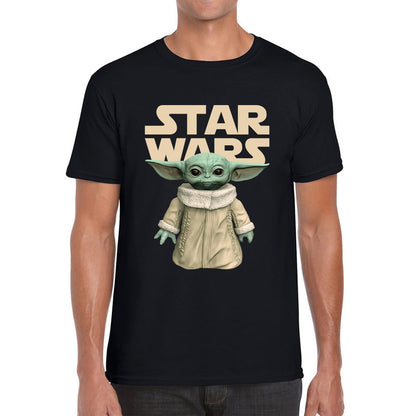 Star Wars Grogu The Child Green Humanoid Alien Yoda's Species Baby Yoda Disney Star Wars Day 46th Anniversary Mens Tee Top