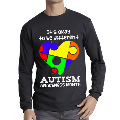 It's Ok To Be Different Autism Awareness Month T Shirt