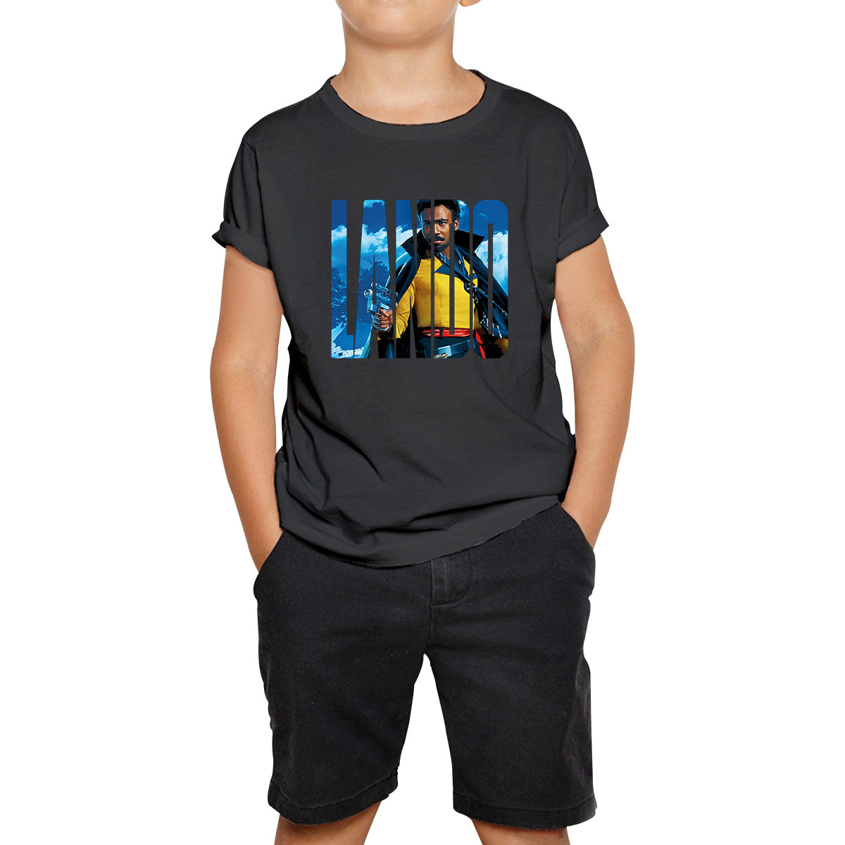 Lando Calrissian Star Wars Fictional Character Solo A Star Wars Story Sci-fi Action Adventure Movie Landonis Balthazar Calrissian III Kids T Shirt