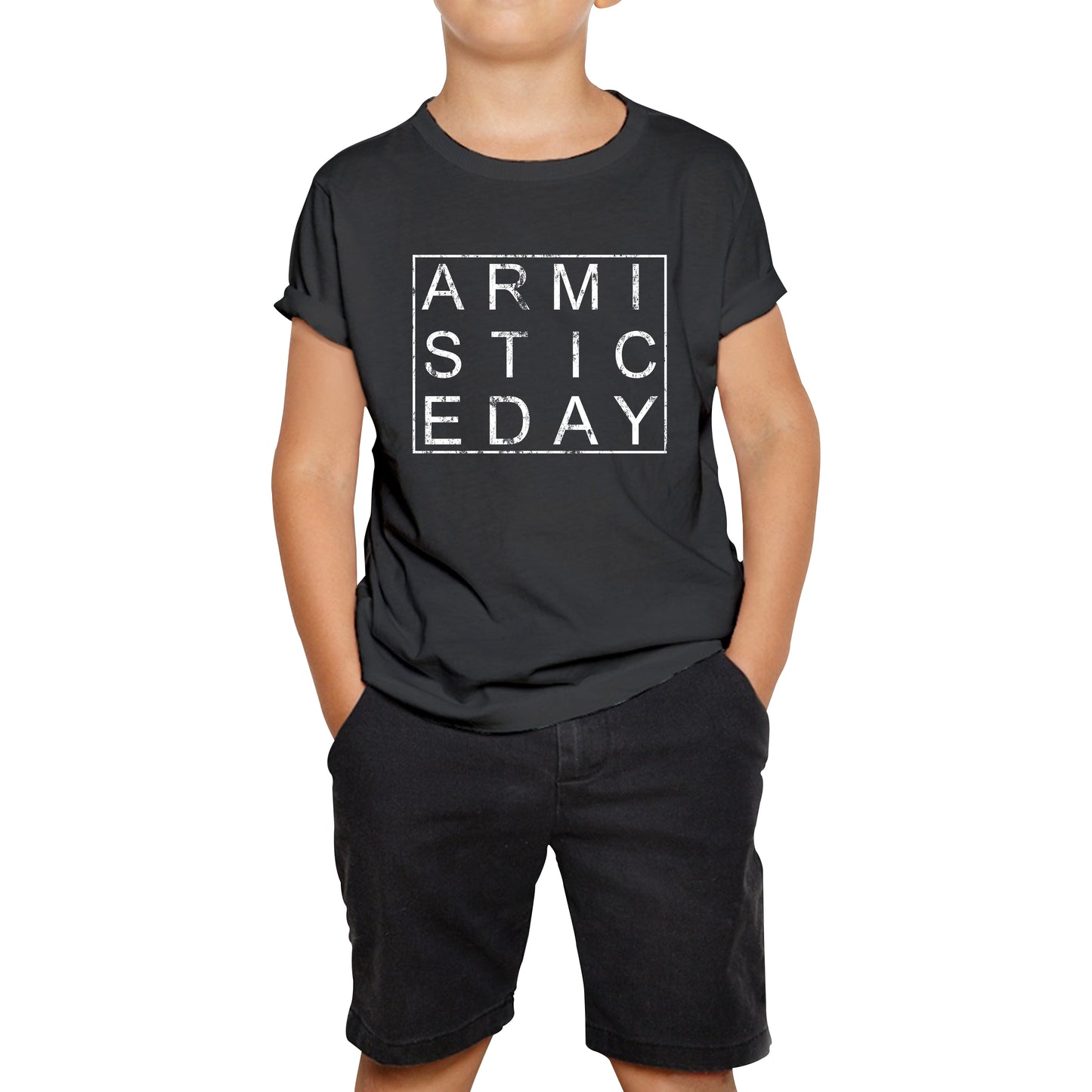 Armistice Day Anzac Day Lest We Forget Remembrance Day Veterans Day WW1 Poppy Flower Kids Tee