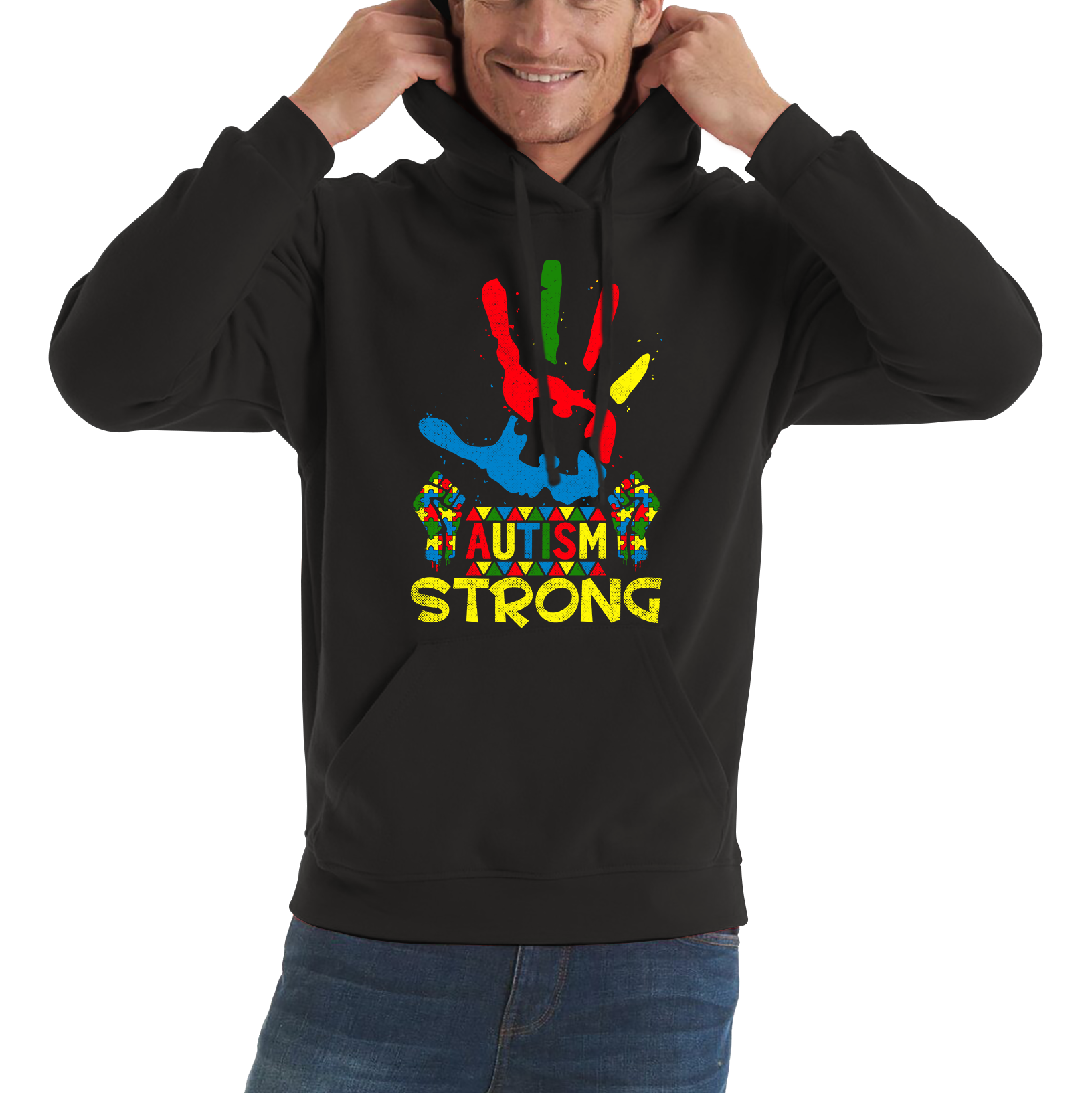 Autism Awareness Strong Motivational Hoodie