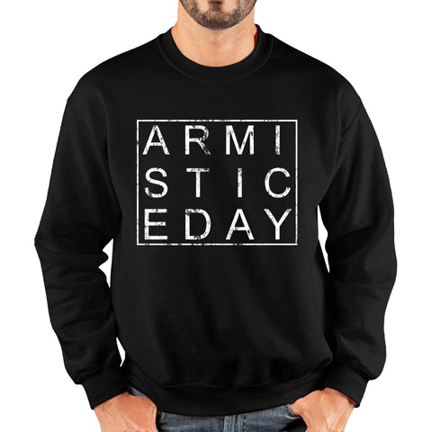 Armistice Day Anzac Day Lest We Forget Remembrance Day Veterans Day WW1 Poppy Flower Unisex Sweatshirt