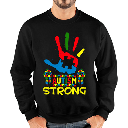 Autism Awareness Strong Motivational Sweatshirt