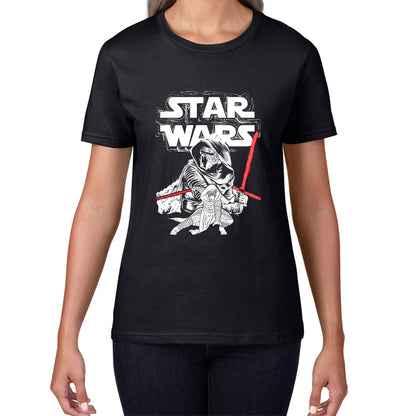 Star Wars Kylo Ren Fictional Character The Force Awakens Ben Solo Supreme Leader Of The First Order Disney Star Wars 46th Anniversary Womens Tee Top