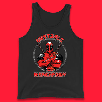 The Unstable Mercenary Funny Deadpool Marvel Deadpool Marvel Comics Superhero Fictional Character Tank Top