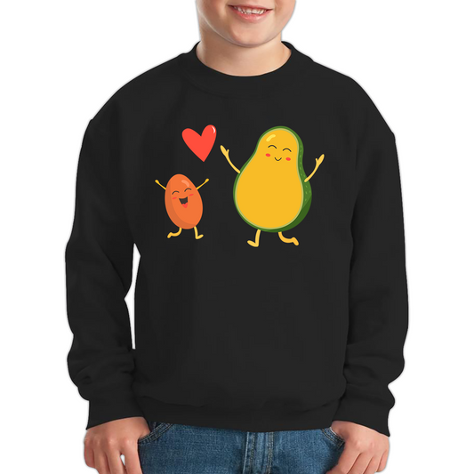 Bean & Avocado Love Funny Sweatshirt