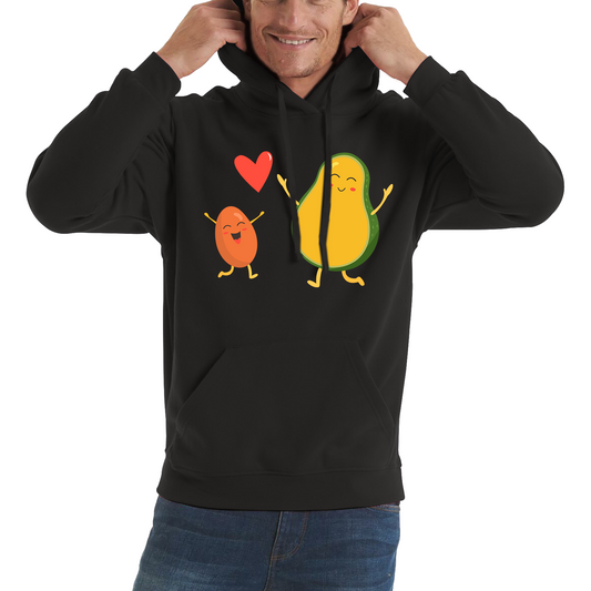 Bean & Avocado Love Funny Hoodie