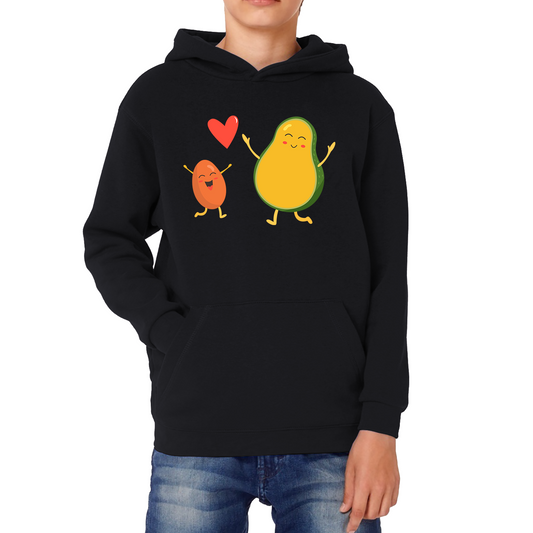 Bean & Avocado Love Funny Hoodie