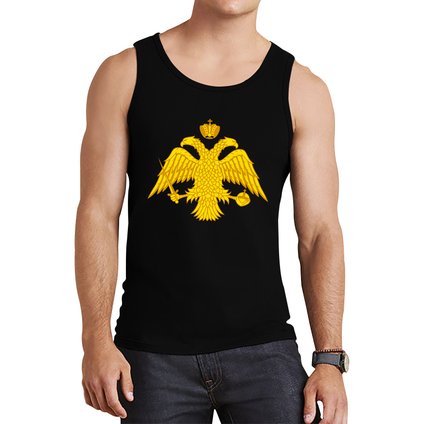 Byzantium Double Headed Eagle Symbol Tank Top