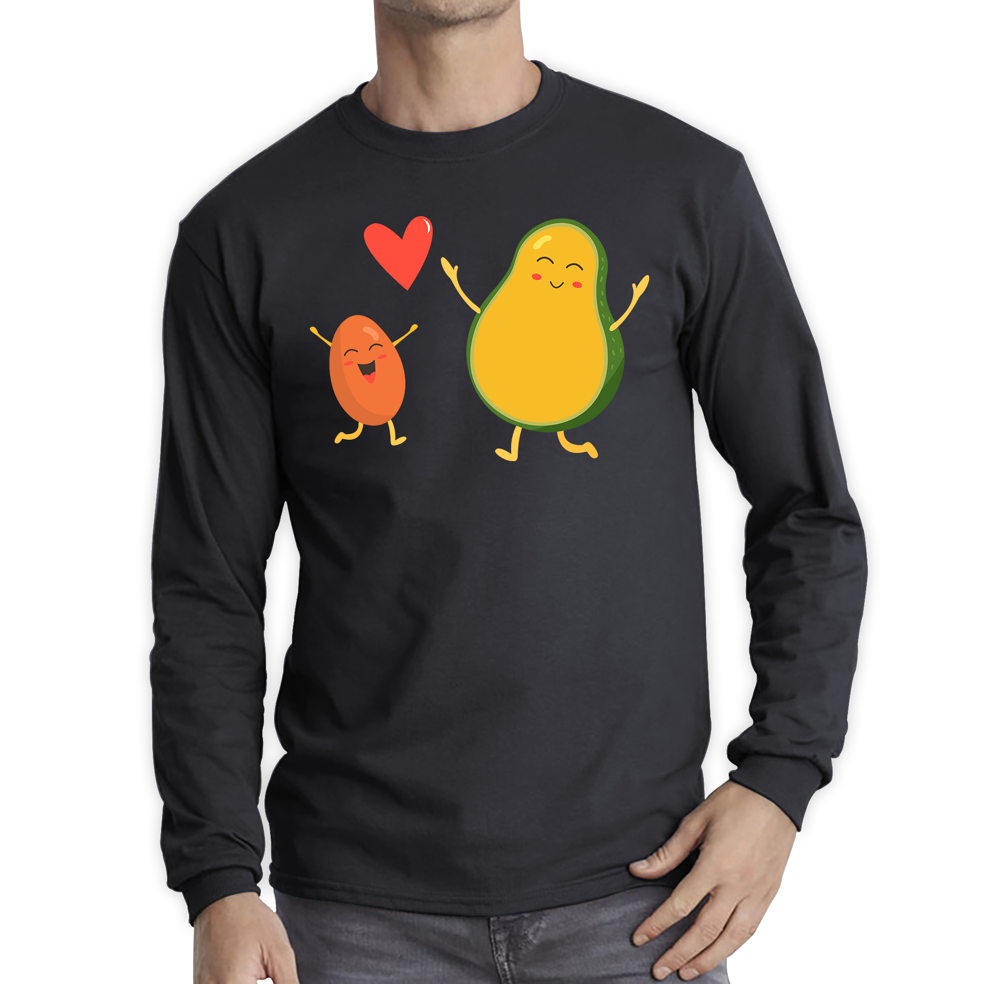 Bean & Avocado Love Funny T Shirt