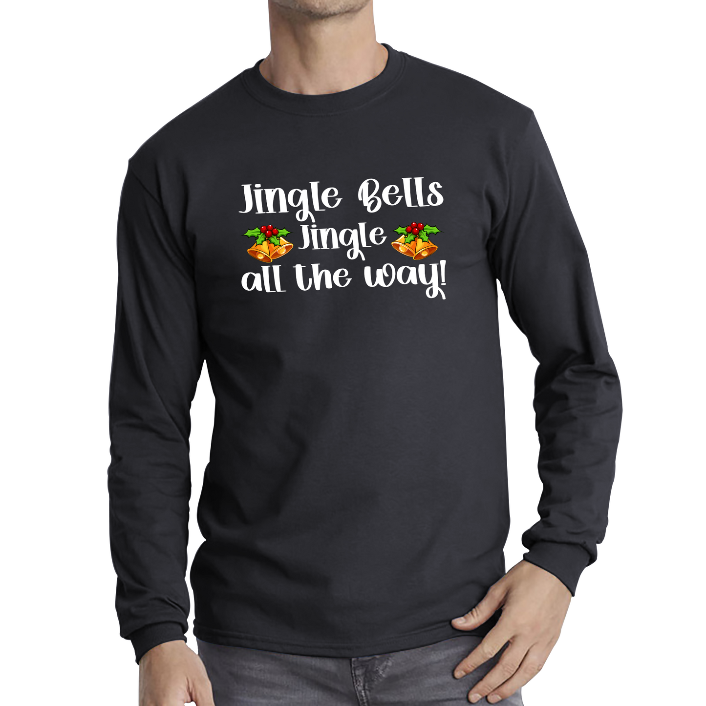 jingle bells christmas long sleeve t shirt