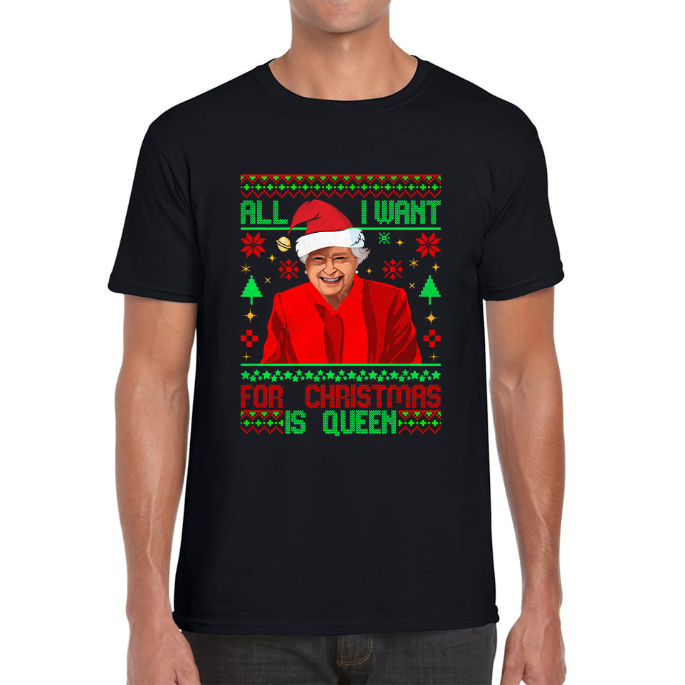 queen elizabeth ii christmas t shirt