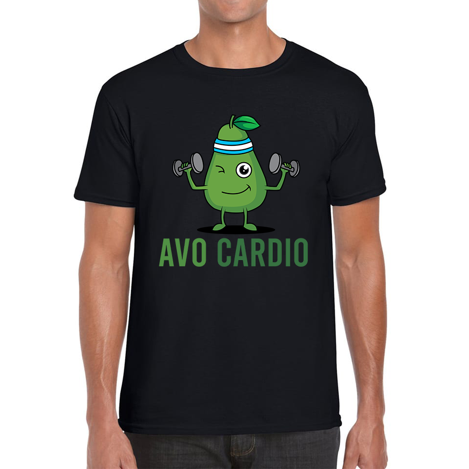 Avo Cardio Funny Avocado Fitness T Shirt