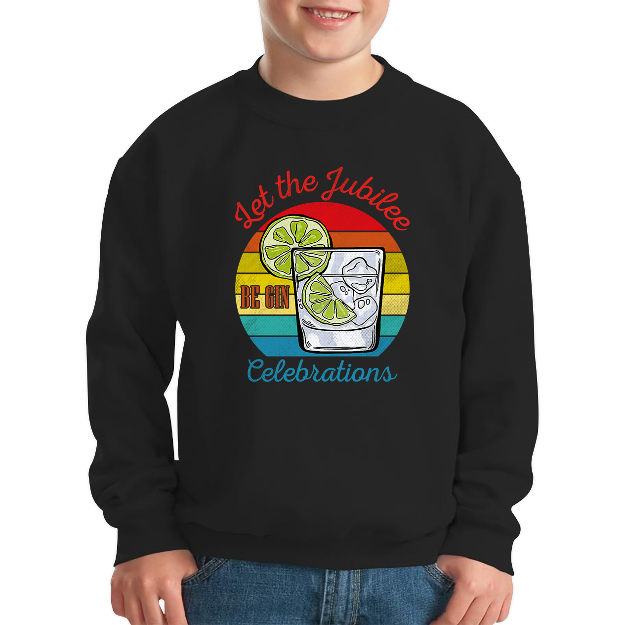 Let The Jubilee Be Gin Celebration Funny Sweatshirt