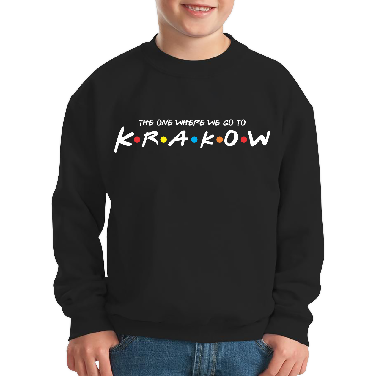 The One Where We Go To Krakow Inspired By Friends Spoof City In Poland Kids Jumper