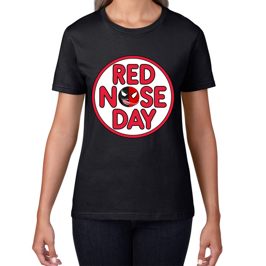 Marvel Venom Spider-man Red Nose Day T Shirt