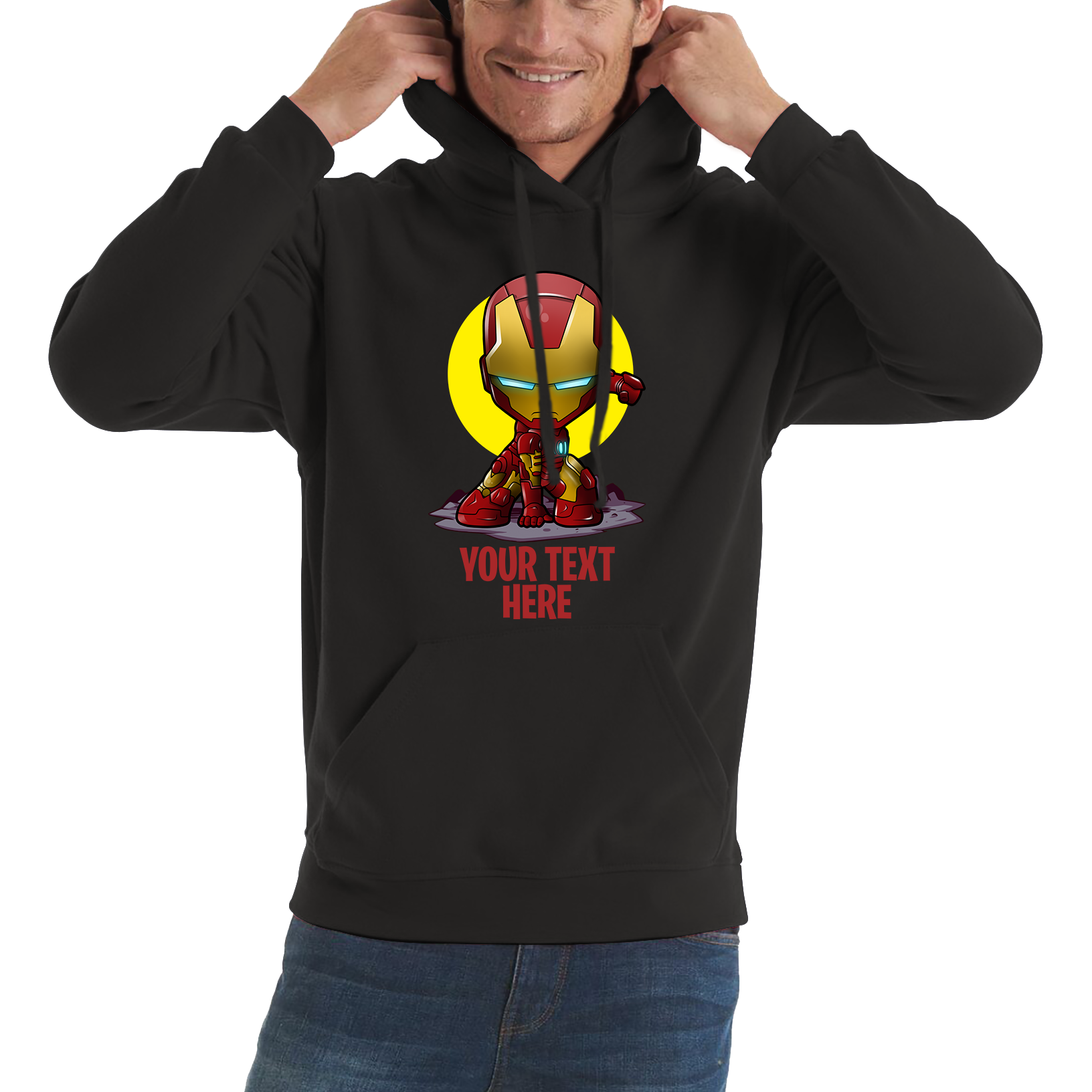 Personalised Iron Man Hoodie