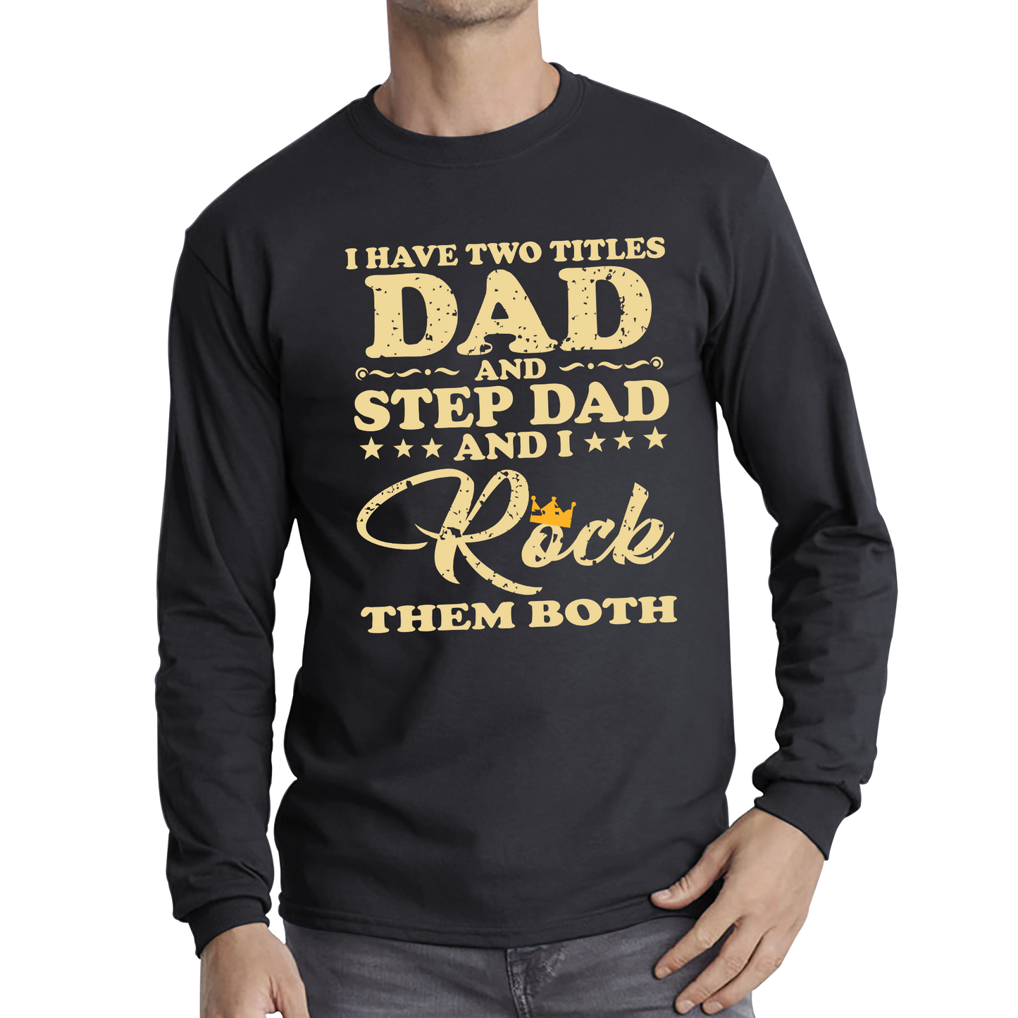 Dad And Step Dad T Shirt