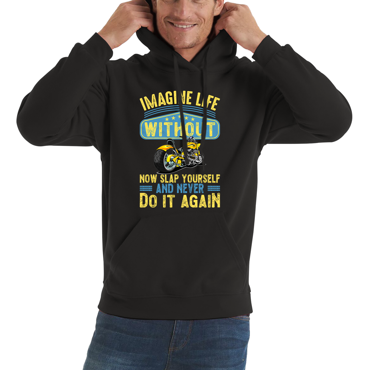 Imagine Life Without Motorbikes Hoodie