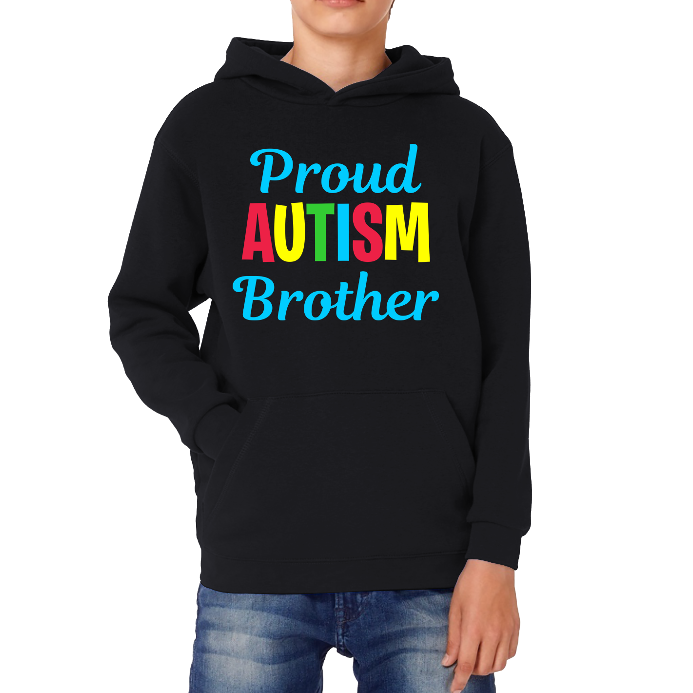 Proud Autism Brother Autism Awareness Hoodie