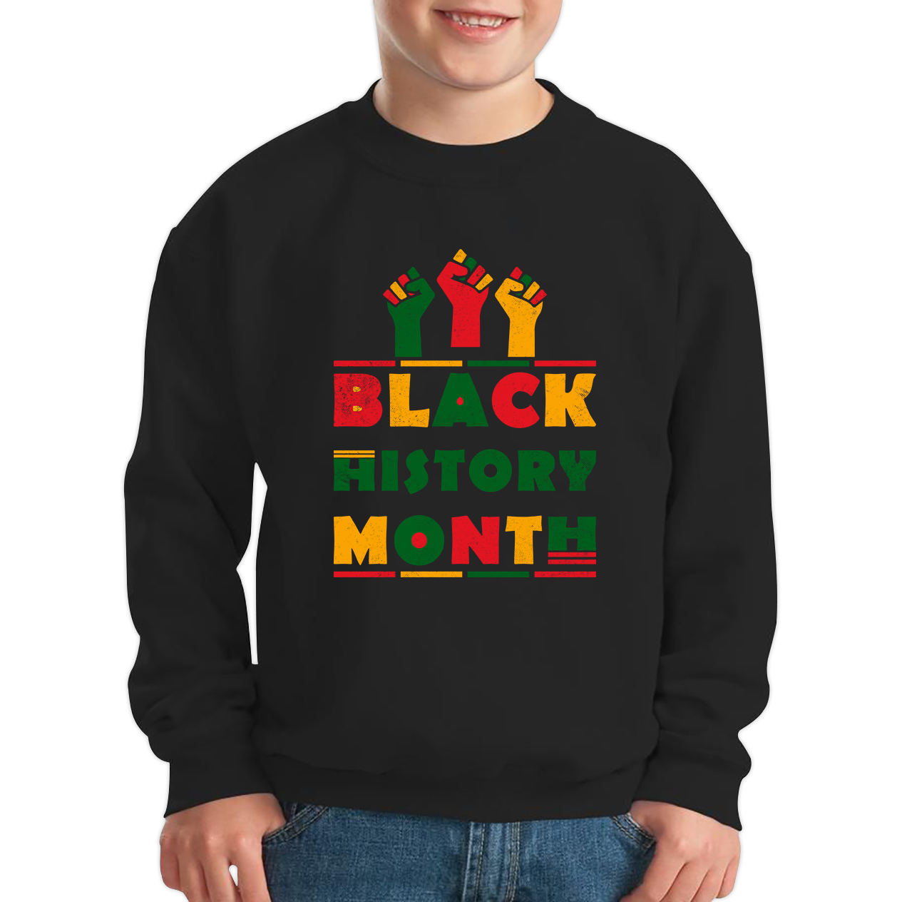 Black History Month Black Pride African American Black Lives Matter Black Pride Kids Jumper