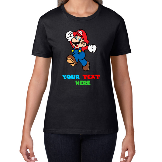 Personalised Super Mario Funny T Shirt