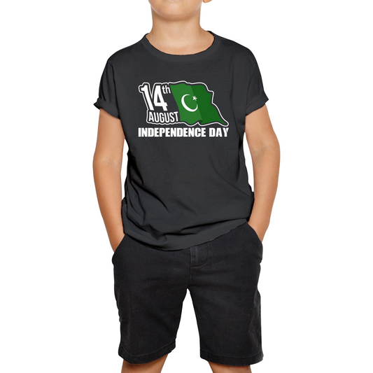  Pakistani Flag Patriotic Kids Tee