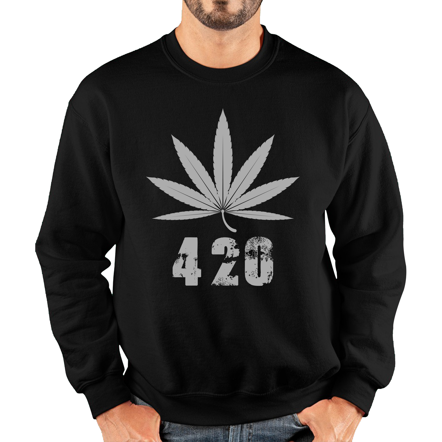 Weed Cannabis 420 Funny Sweatshirt