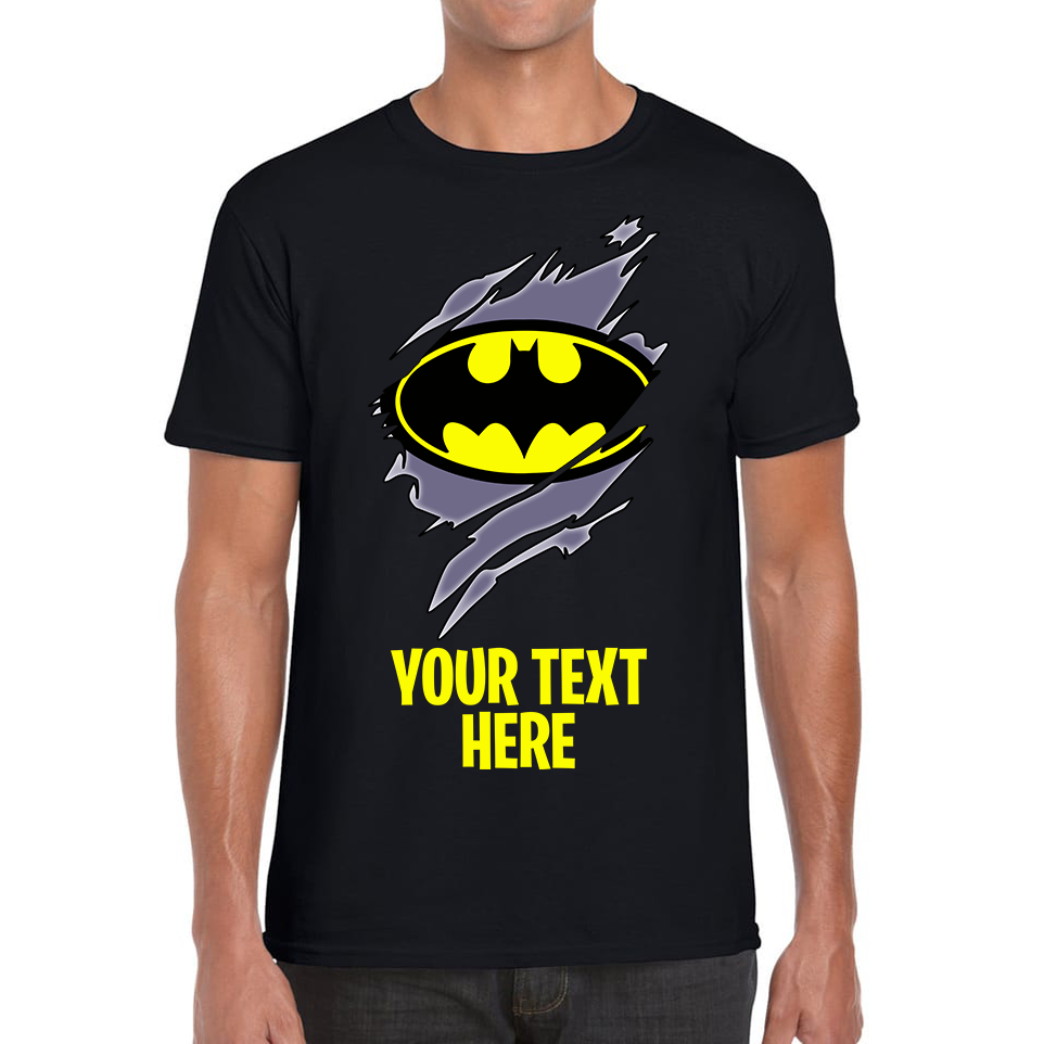 Personalised Batman Logo T Shirt