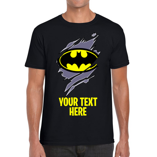 Personalised Batman Logo T Shirt