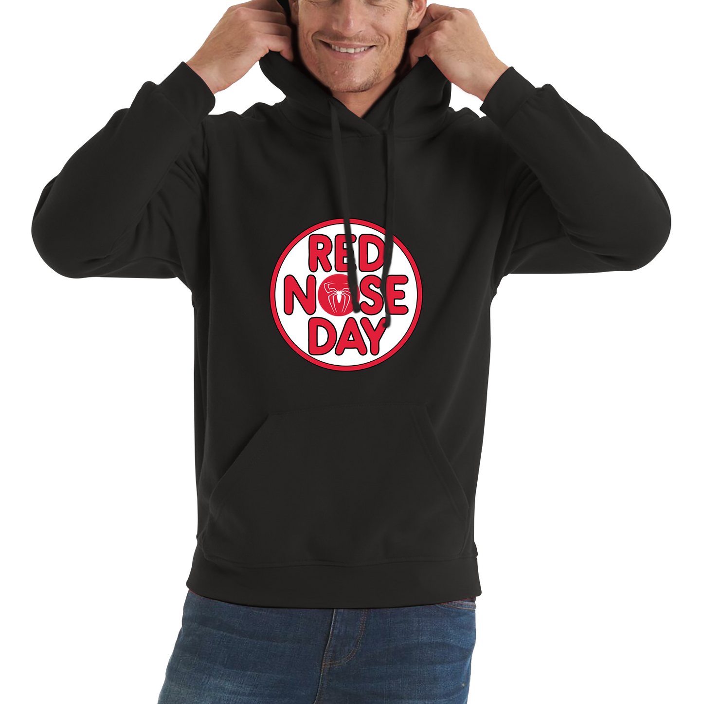 Spider Man Red Nose Day Hoodie